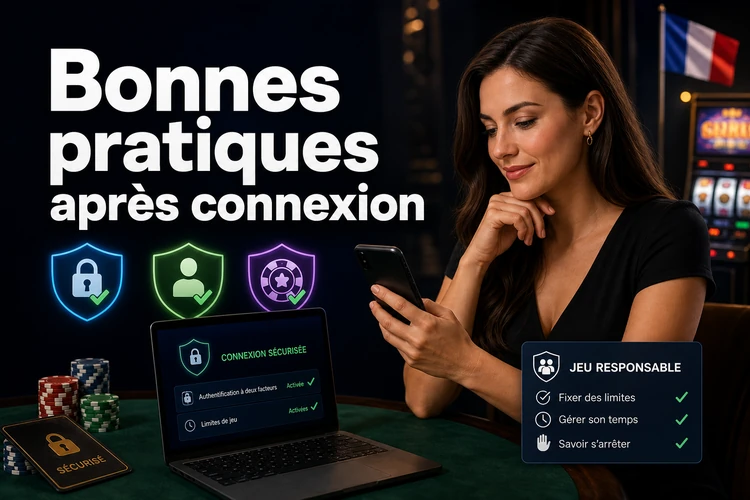 Bonnes pratiques après une madnix casino connexion réussie